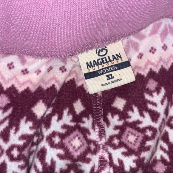 NEW MAGELLAN outdoors women’s fleece PJ pants pajamas size XL - Picture 10 of 12
